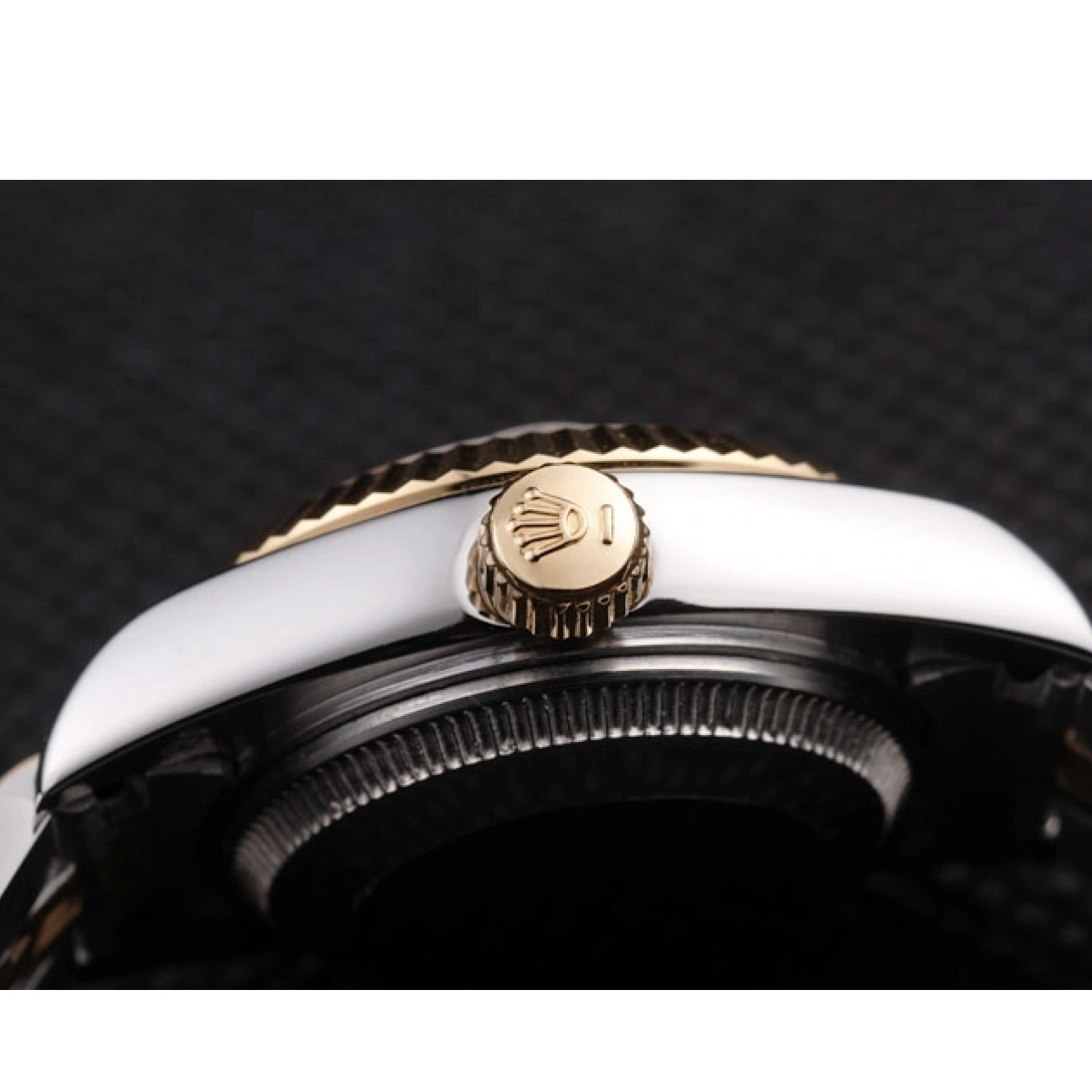 Rolex aaa copy Two Stainless Steel Yellow Plated Datejust 98078 Rolex Tone Gold 0607